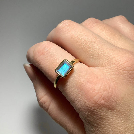 Labradorite Ring-Rocks and Gems Canada