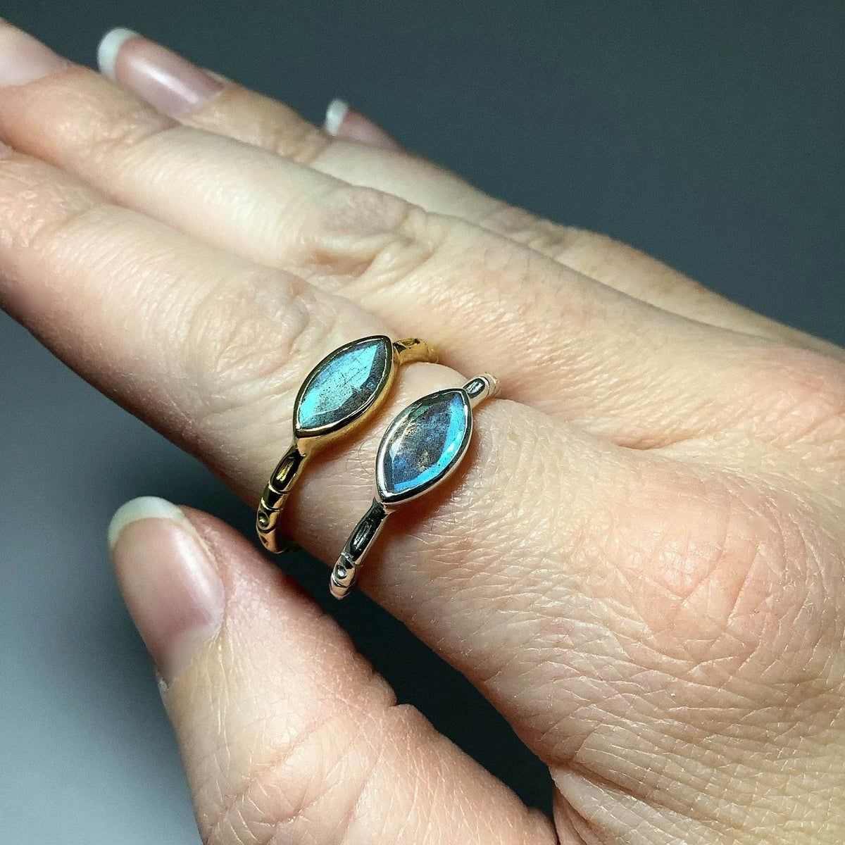 Labradorite Ring-Rocks and Gems Canada