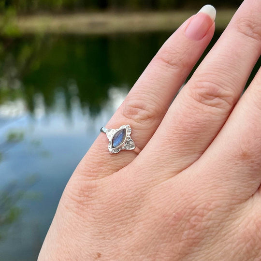 Labradorite Ring-Rocks and Gems Canada