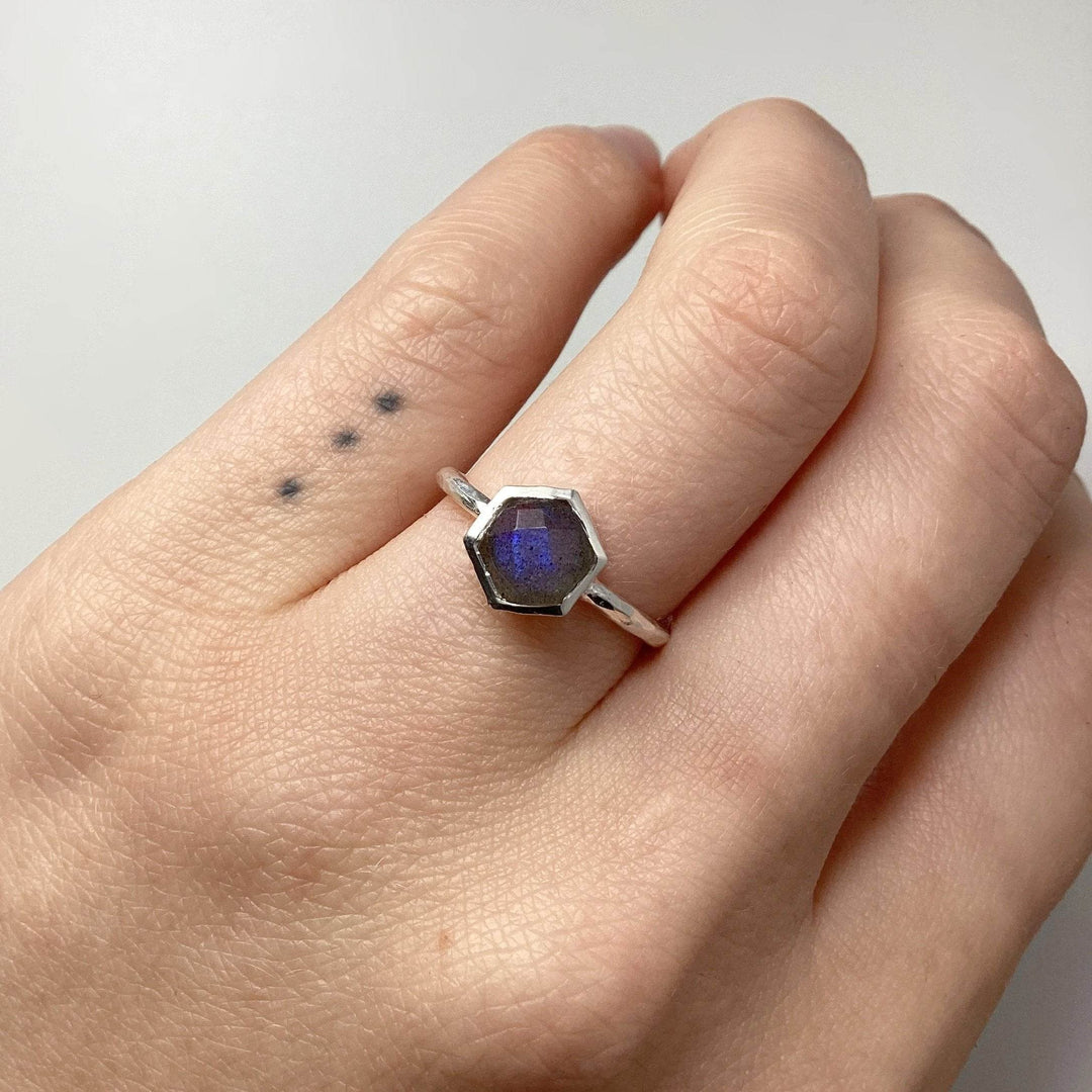 Labradorite Ring-Rocks and Gems Canada