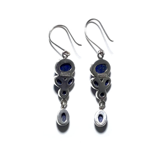 Lapis Lazuli Necklace and Earrings Set-Rocks and Gems Canada