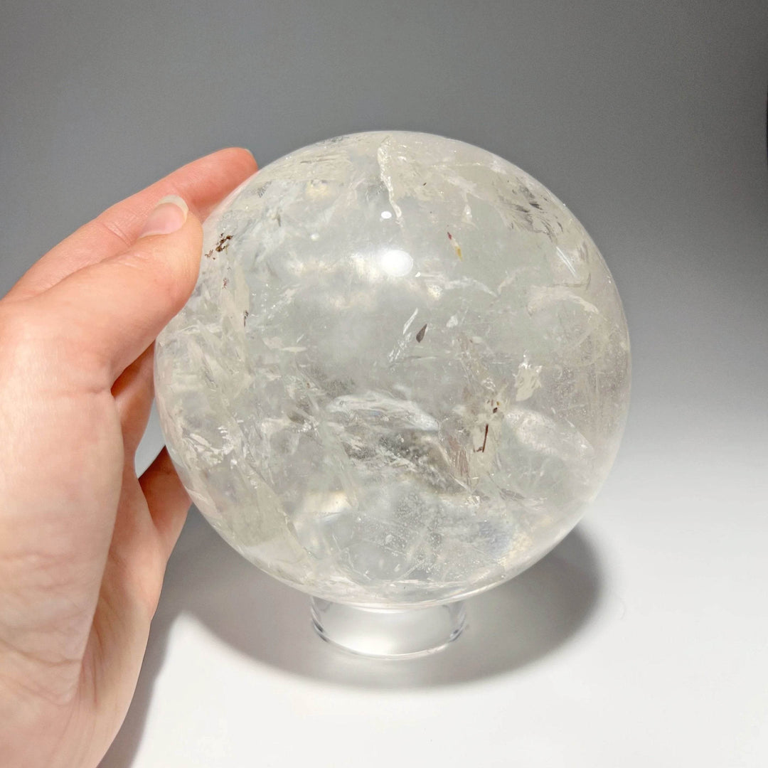 Large Quartz Sphere-Rocks and Gems Canada