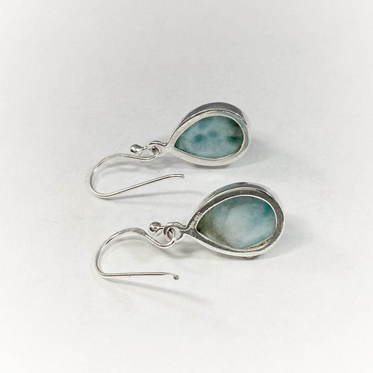 Larimar Dangle Earrings-Rocks and Gems Canada