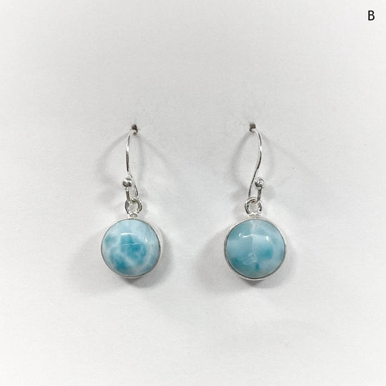 Larimar Dangle Earrings-Rocks and Gems Canada