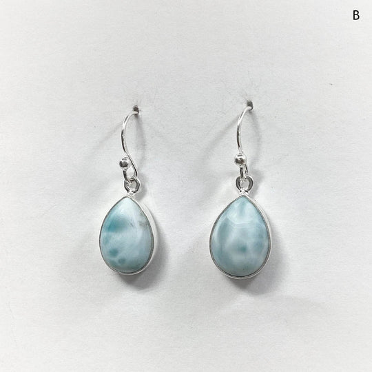 Larimar Dangle Earrings-Rocks and Gems Canada