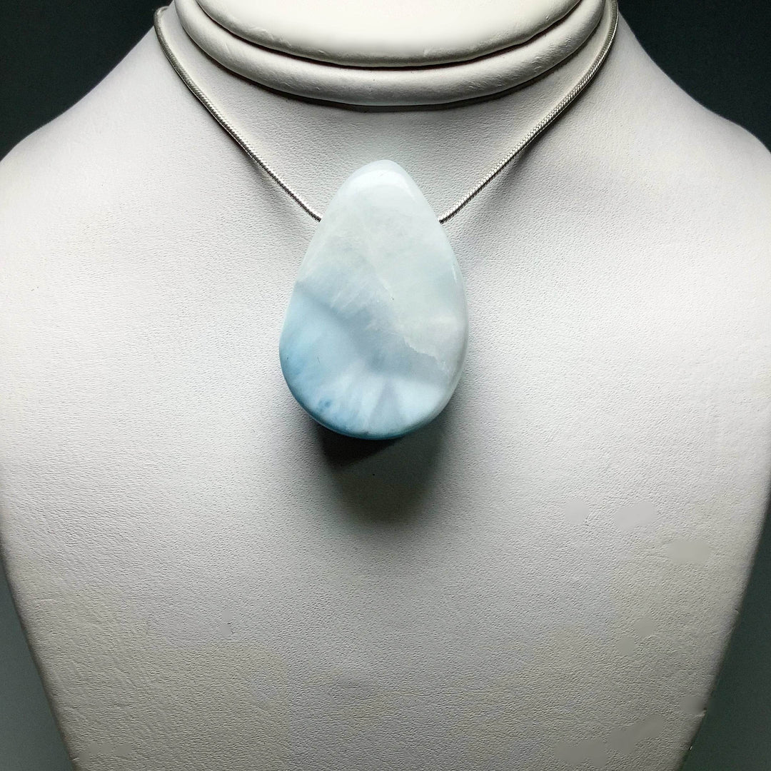 Larimar Drilled Pendant-Rocks and Gems Canada