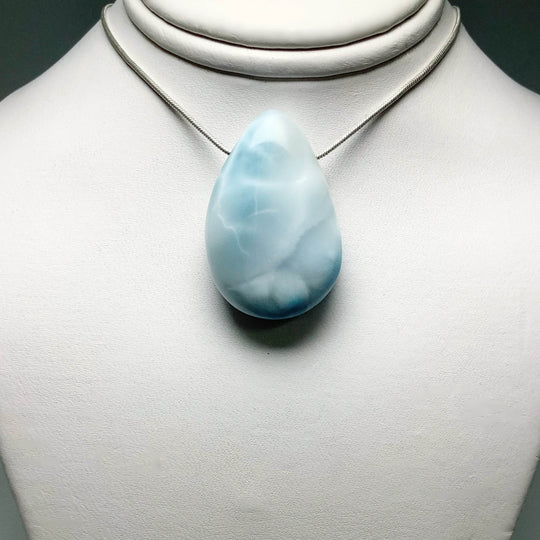 Larimar Drilled Pendant-Rocks and Gems Canada