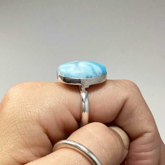 Larimar Ring-Rocks and Gems Canada