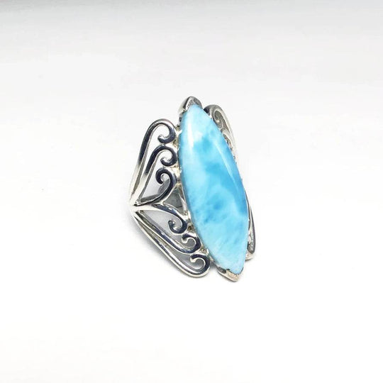 Larimar Ring-Rocks and Gems Canada