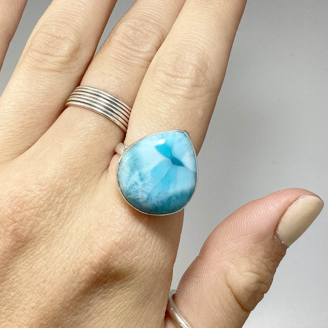 Larimar Ring-Rocks and Gems Canada