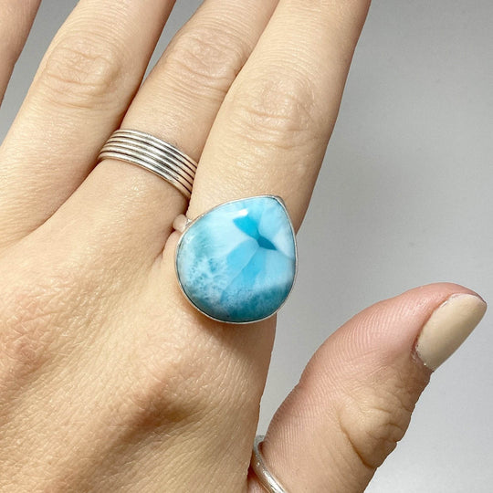 Larimar Ring-Rocks and Gems Canada