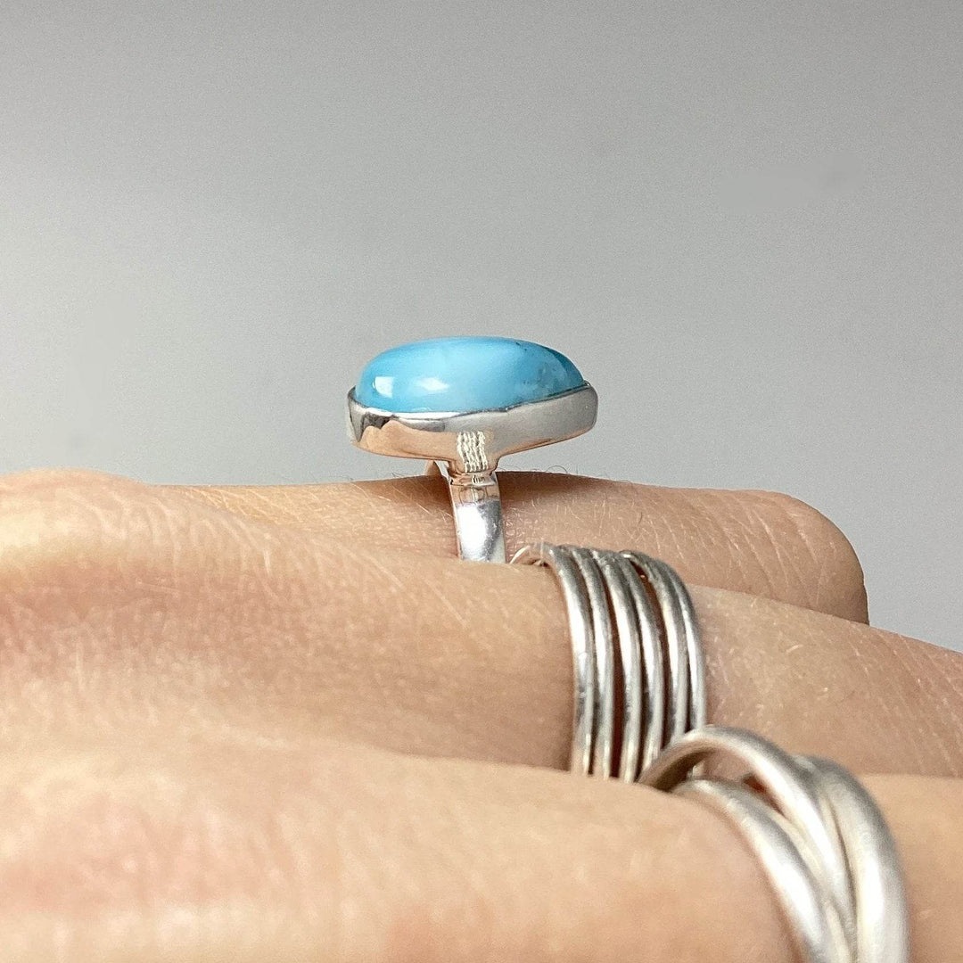 Larimar Ring-Rocks and Gems Canada