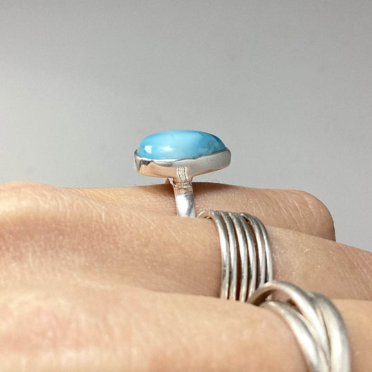 Larimar Ring-Rocks and Gems Canada