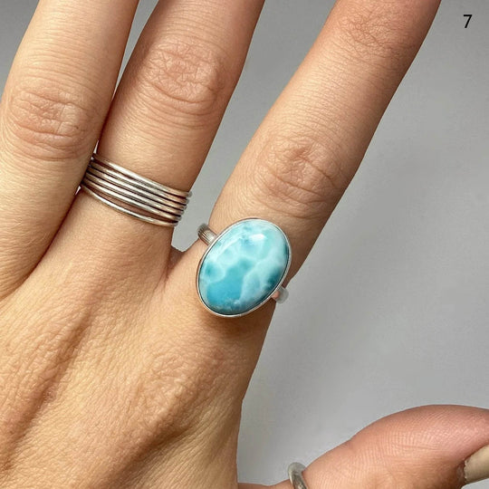Larimar Ring-Rocks and Gems Canada