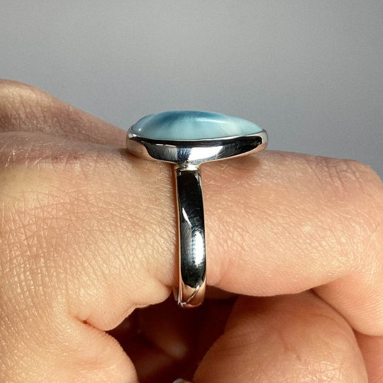Larimar Ring-Rocks and Gems Canada