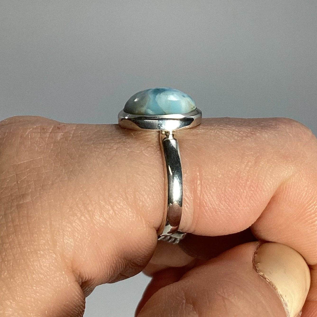 Larimar Ring-Rocks and Gems Canada