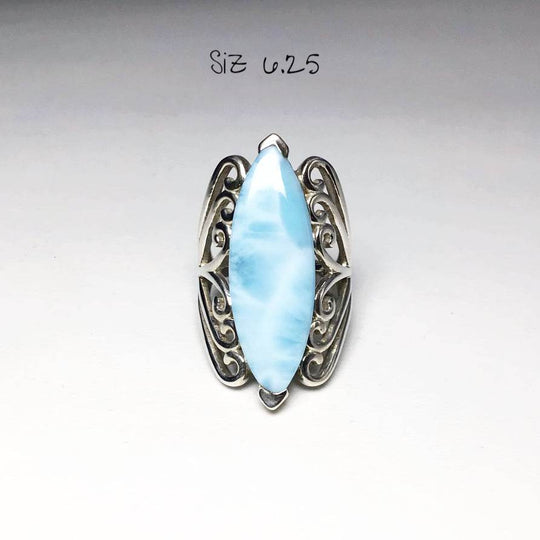 Larimar Ring-Rocks and Gems Canada