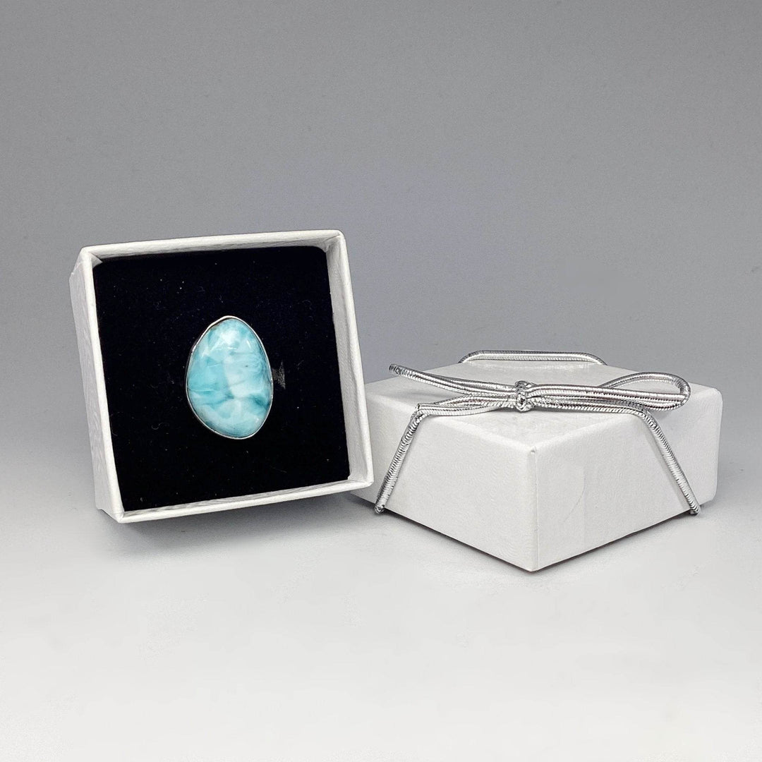 Larimar Ring-Rocks and Gems Canada