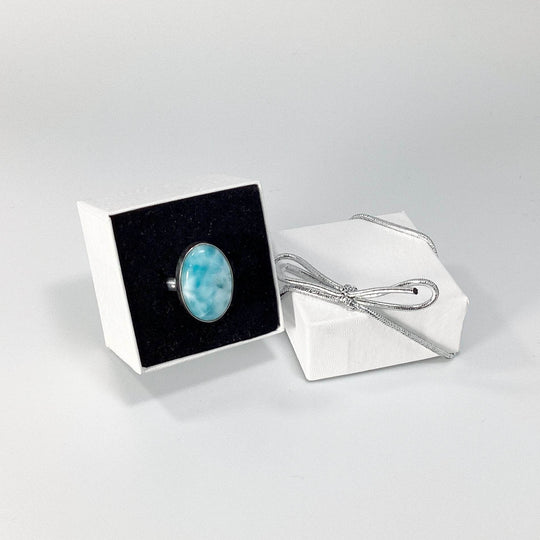Larimar Ring-Rocks and Gems Canada