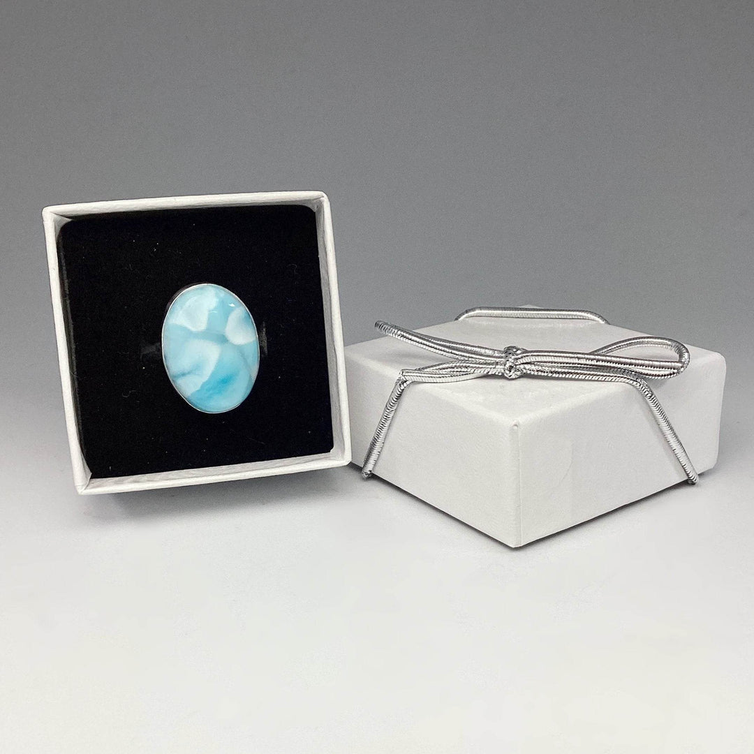 Larimar Ring-Rocks and Gems Canada