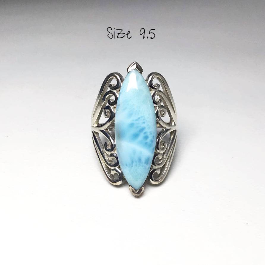 Larimar Ring-Rocks and Gems Canada