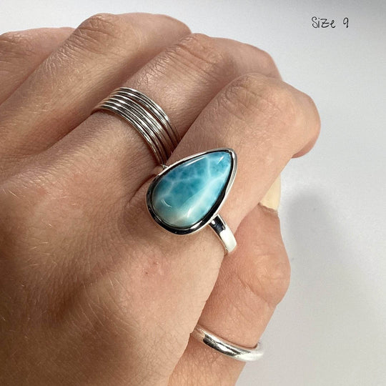 Larimar Ring-Rocks and Gems Canada