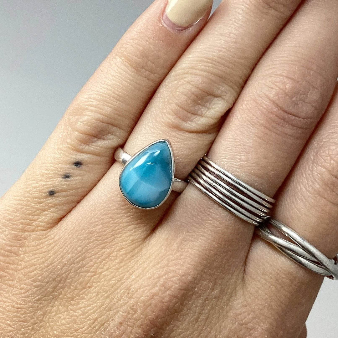 Larimar Ring-Rocks and Gems Canada