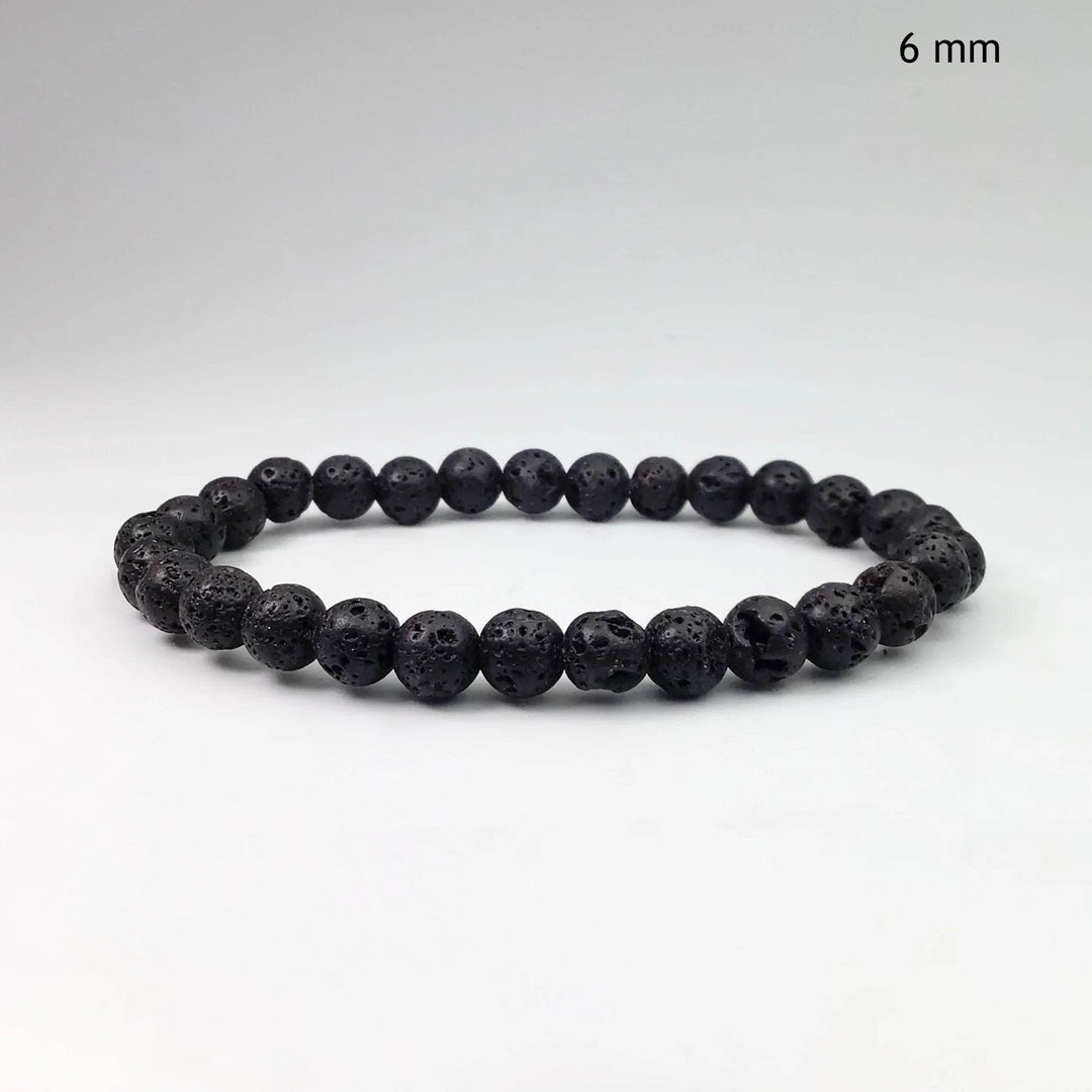 Lava Stone Beaded Bracelet-Rocks and Gems Canada