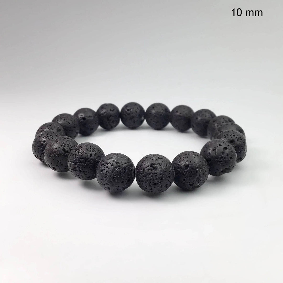 Lava Stone Beaded Bracelet-Rocks and Gems Canada