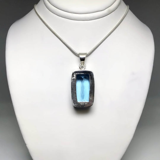 London Blue Topaz Pendant-Rocks and Gems Canada