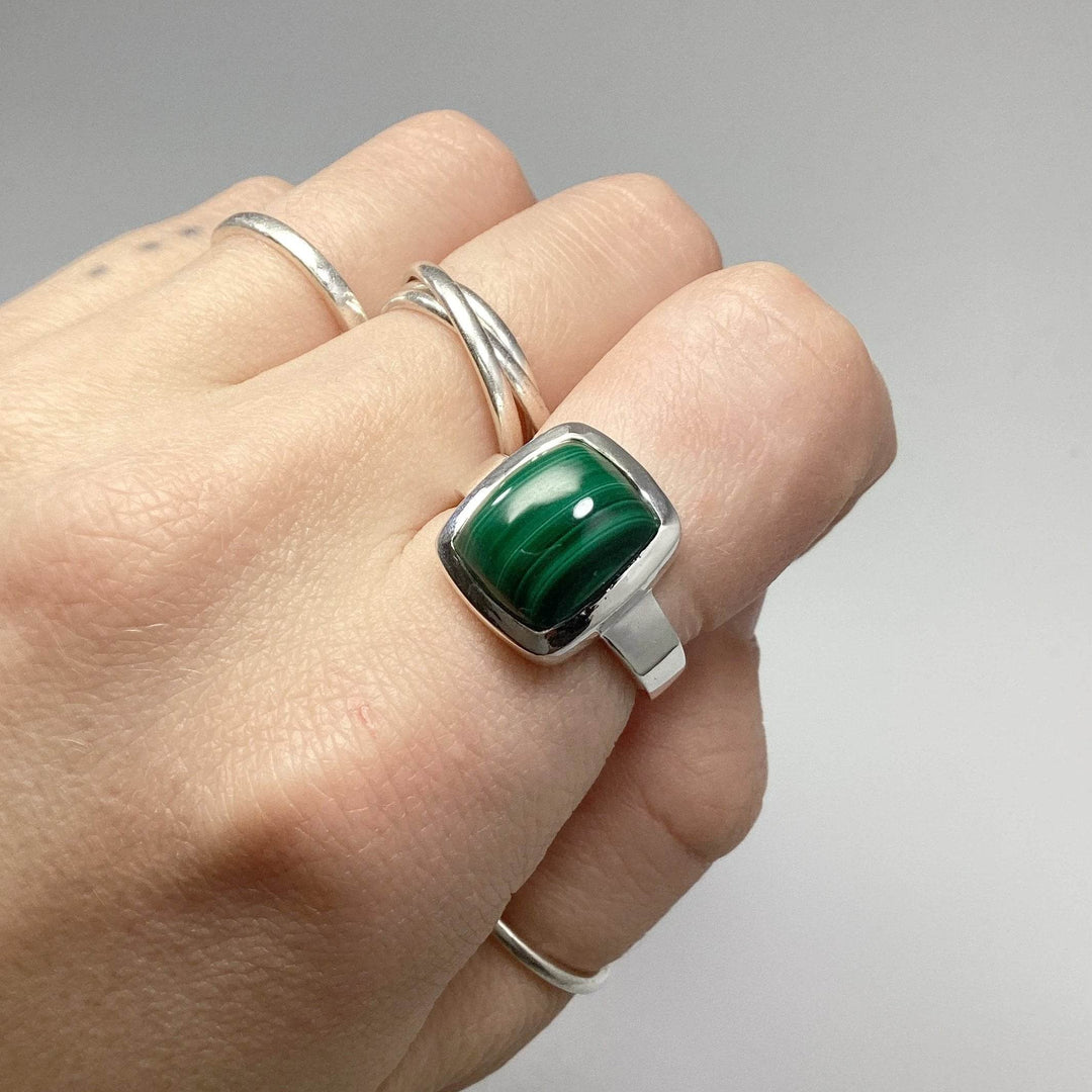 Malachite Ring-Rocks and Gems Canada