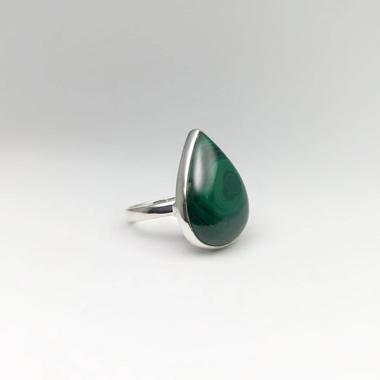 Malachite Ring-Rocks and Gems Canada