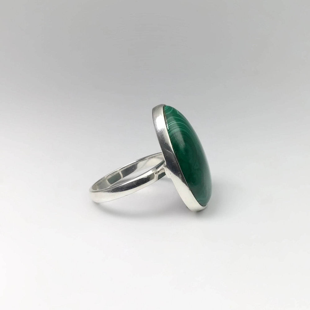 Malachite Ring-Rocks and Gems Canada