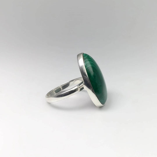 Malachite Ring-Rocks and Gems Canada