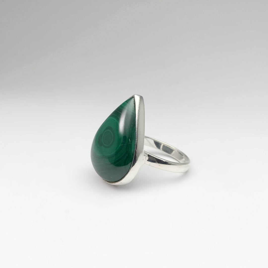 Malachite Ring-Rocks and Gems Canada