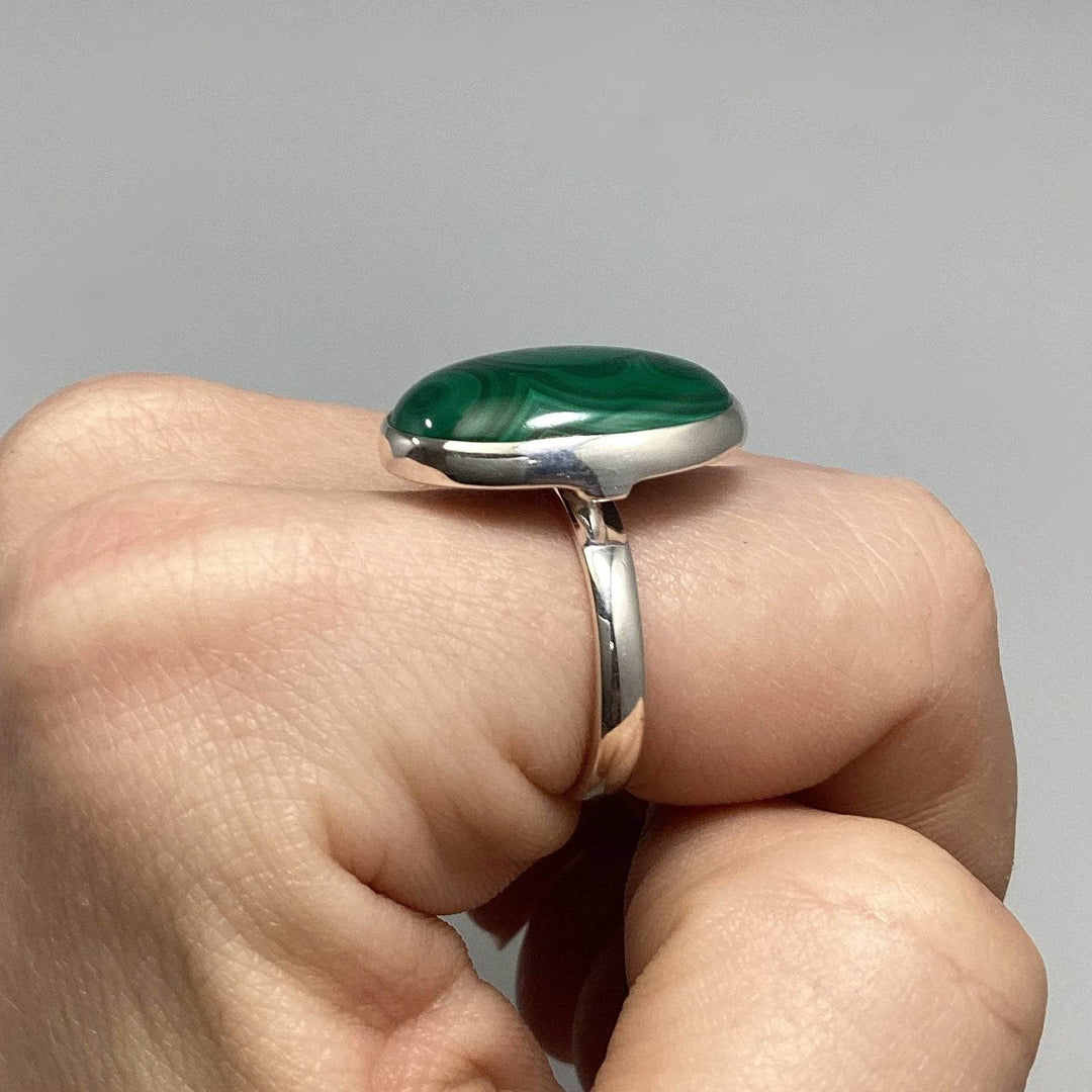Malachite Ring-Rocks and Gems Canada