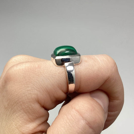 Malachite Ring-Rocks and Gems Canada