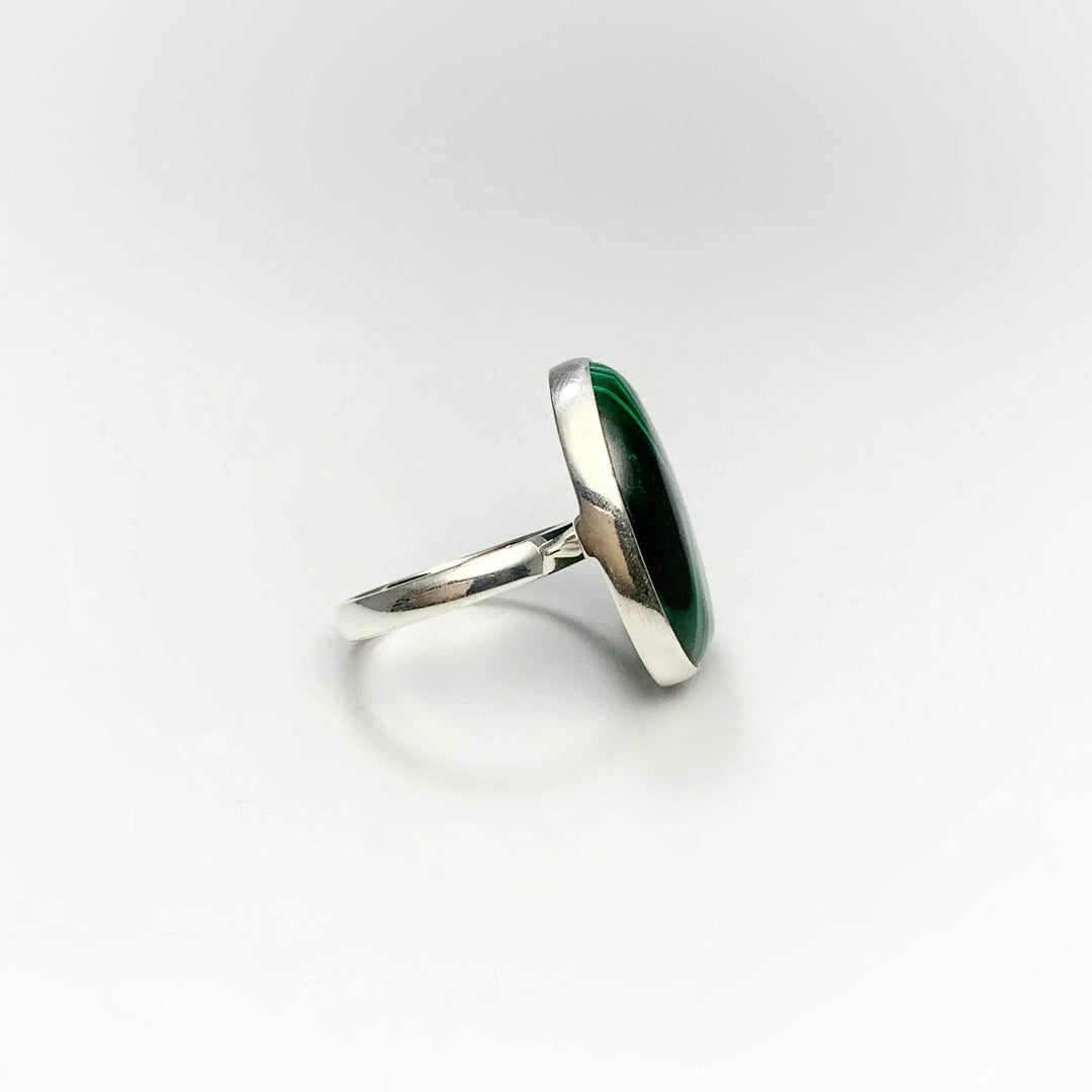 Malachite Ring-Rocks and Gems Canada