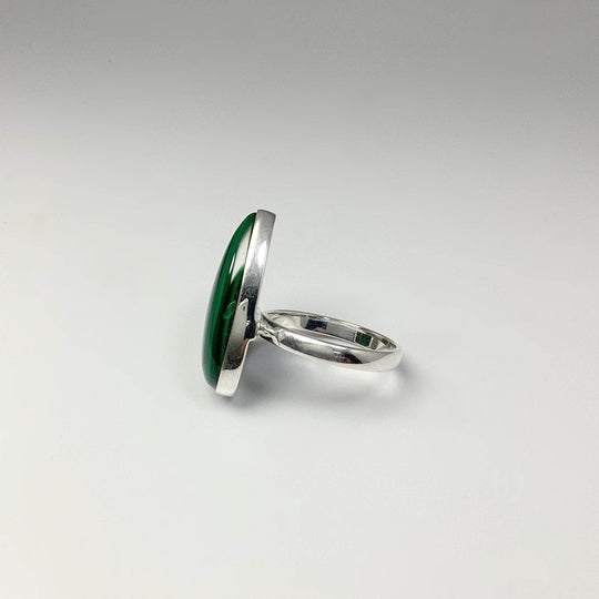 Malachite Ring-Rocks and Gems Canada