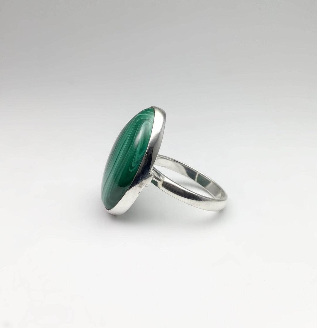 Malachite Ring-Rocks and Gems Canada