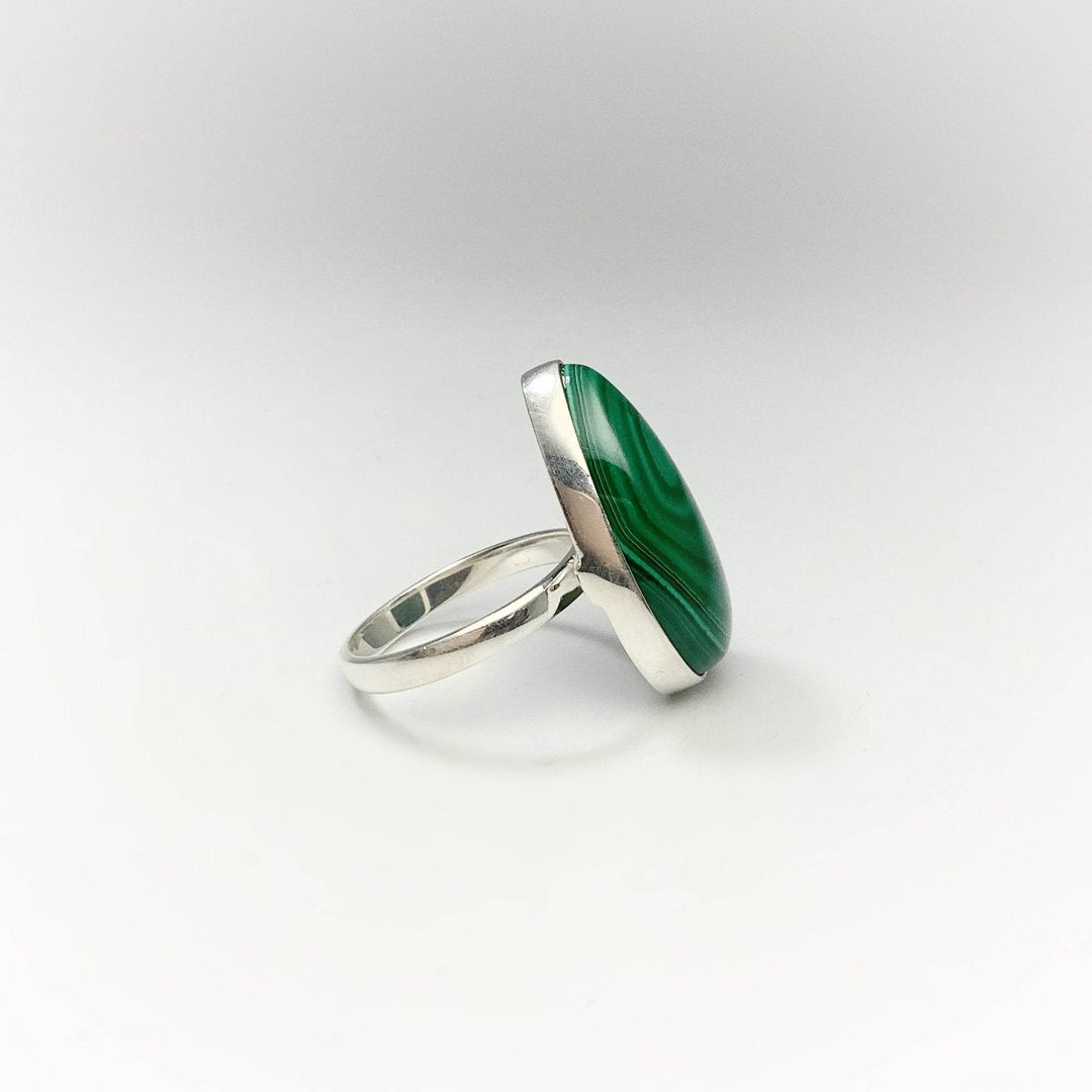Malachite Ring-Rocks and Gems Canada