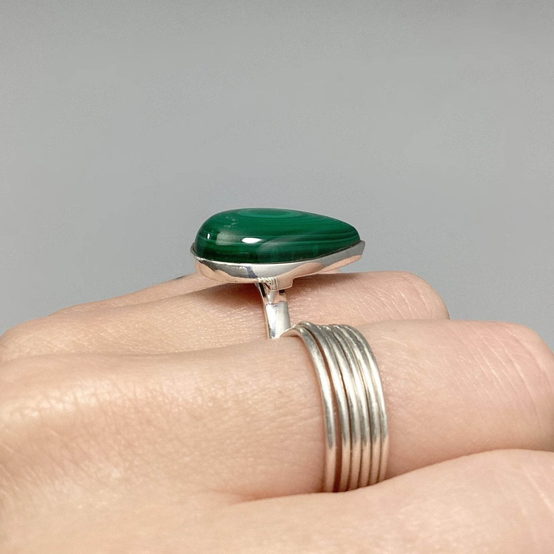 Malachite Ring-Rocks and Gems Canada