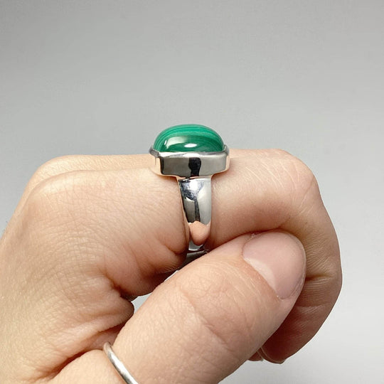Malachite Ring-Rocks and Gems Canada