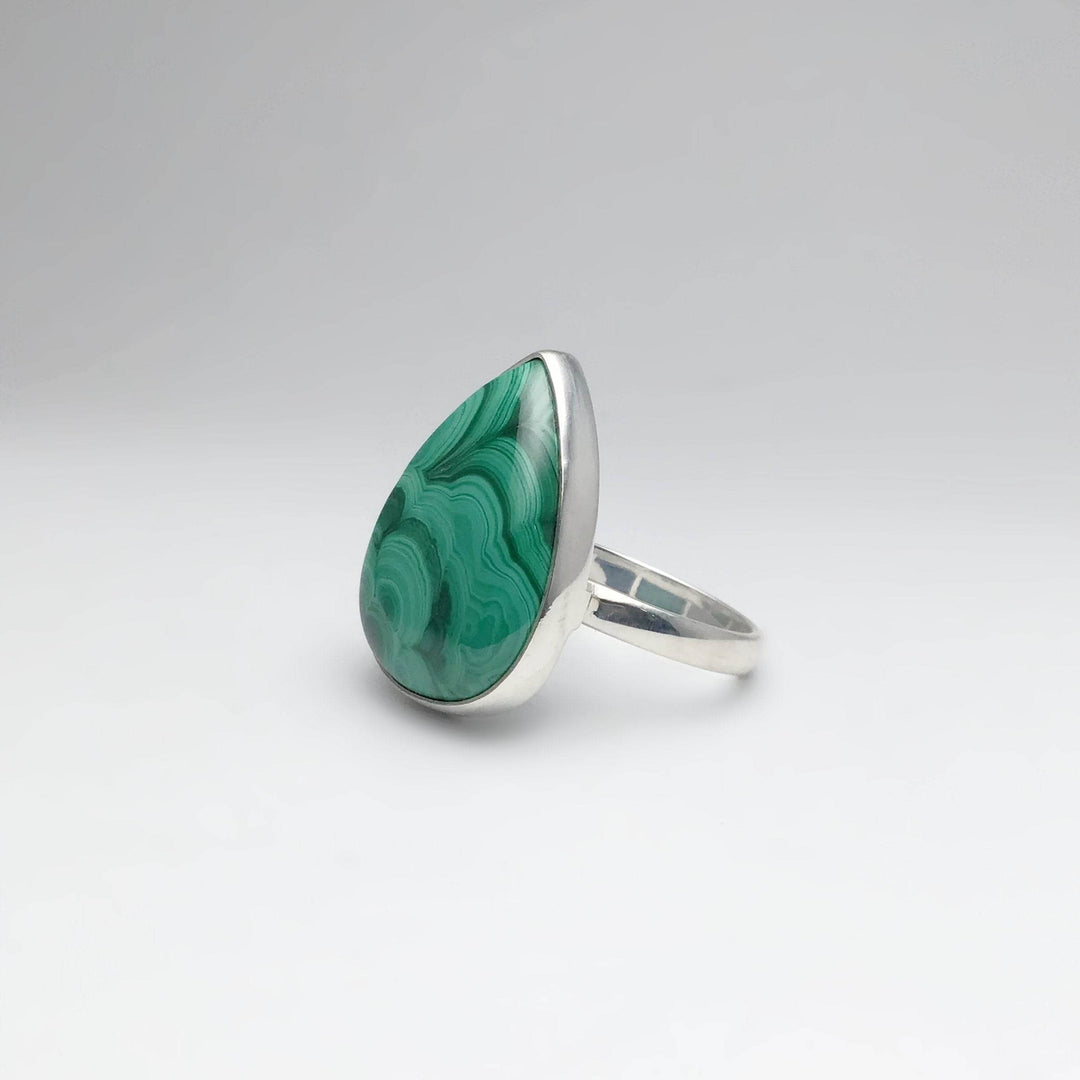 Malachite Ring-Rocks and Gems Canada