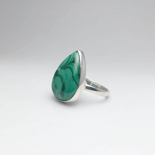 Malachite Ring-Rocks and Gems Canada