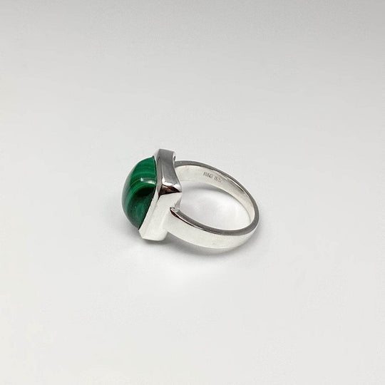 Malachite Ring-Rocks and Gems Canada