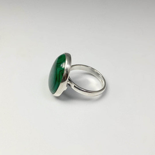 Malachite Ring-Rocks and Gems Canada