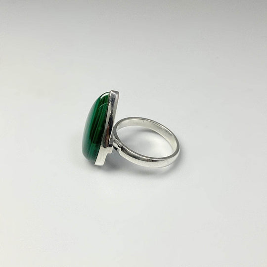 Malachite Ring-Rocks and Gems Canada