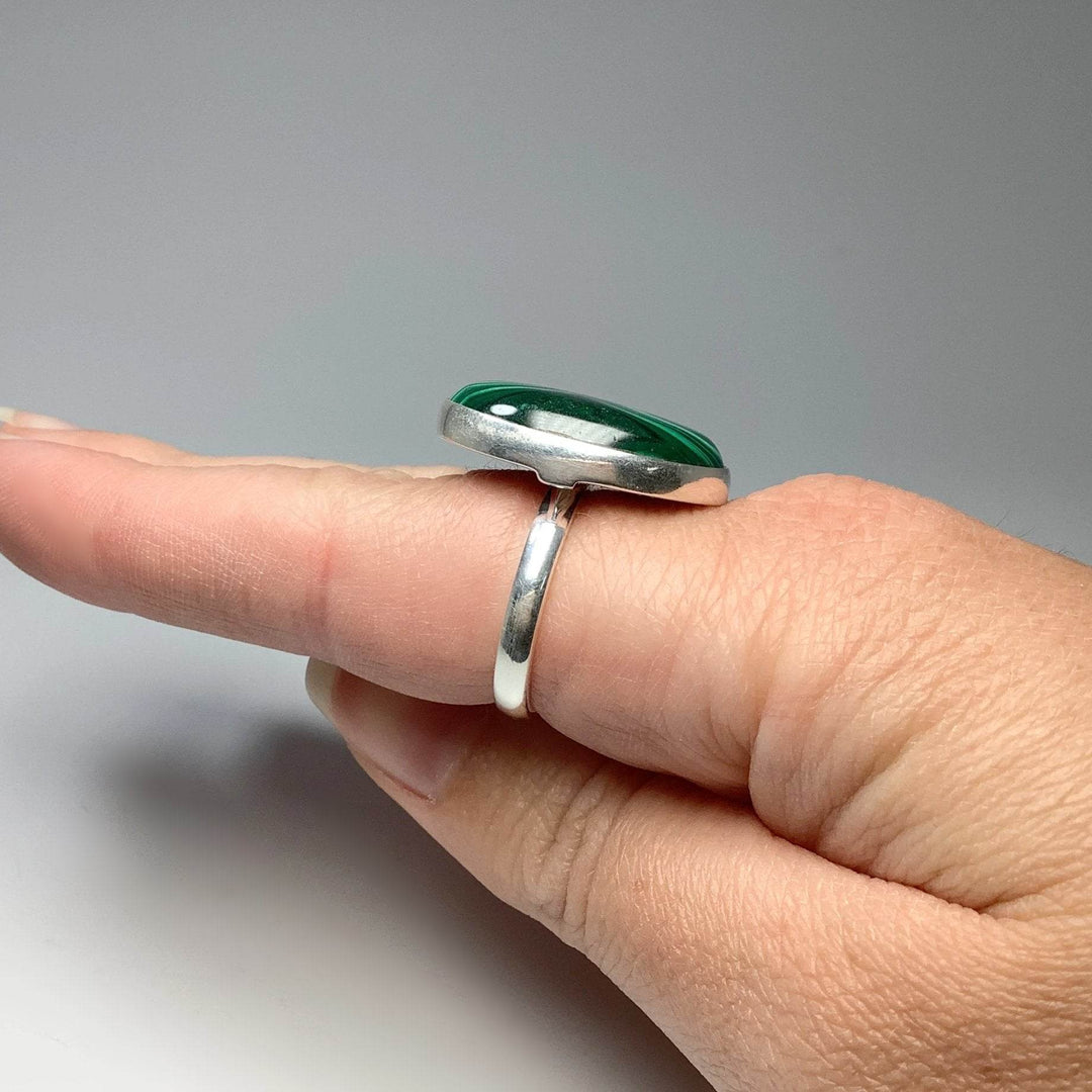 Malachite Ring-Rocks and Gems Canada