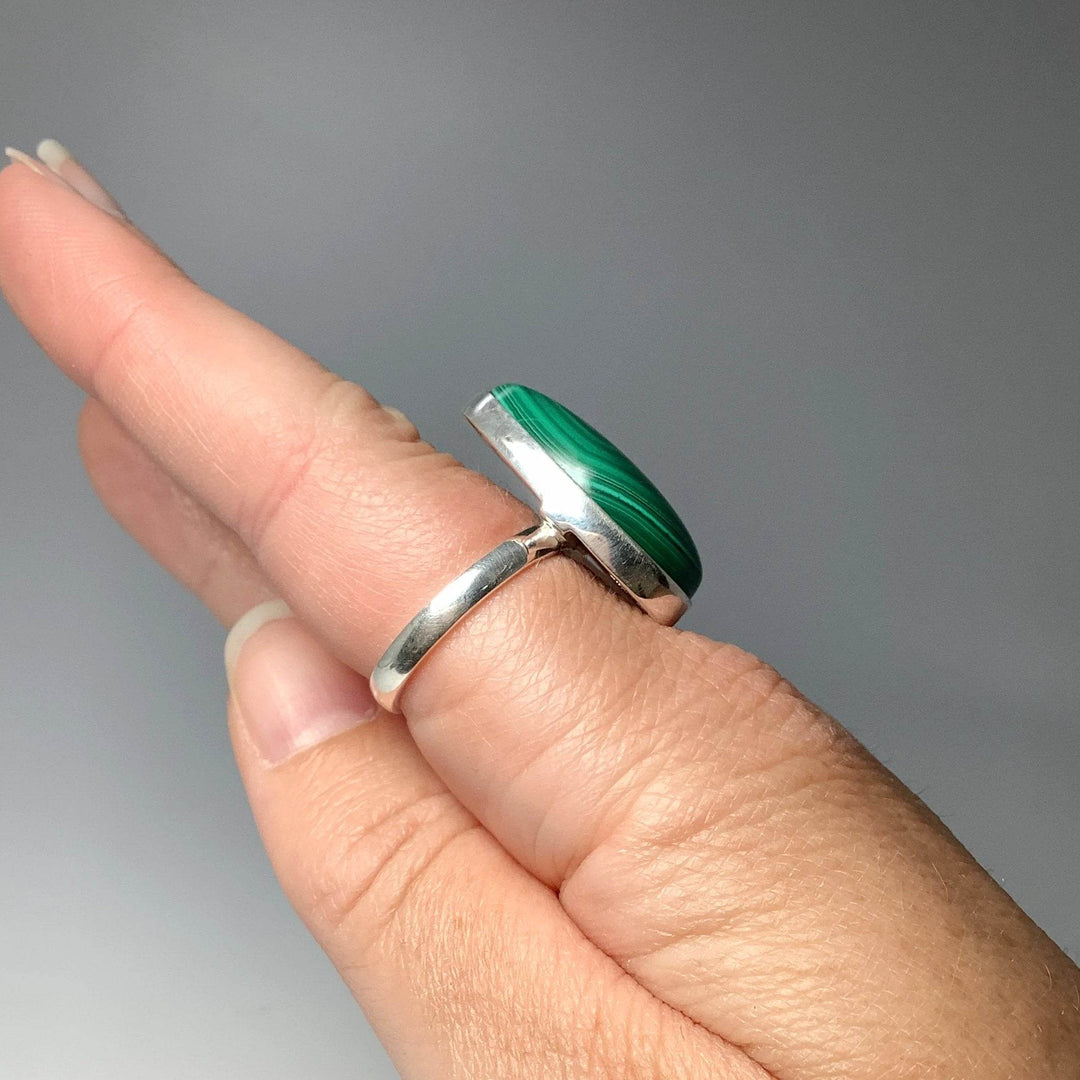 Malachite Ring-Rocks and Gems Canada